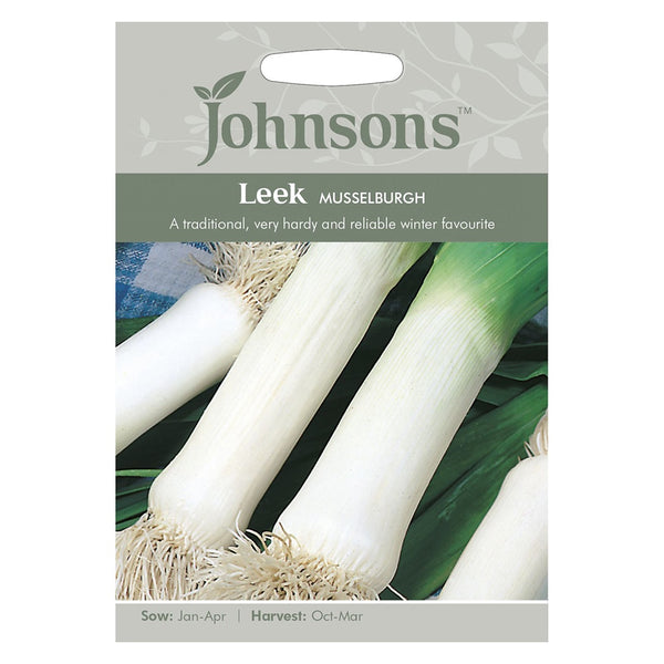Johnsons Leek Musselburgh Seeds - DeWaldens Garden Centre