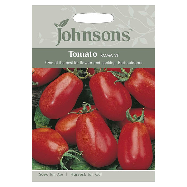 Johnsons Tomato Roma VF Seeds - DeWaldens Garden Centre