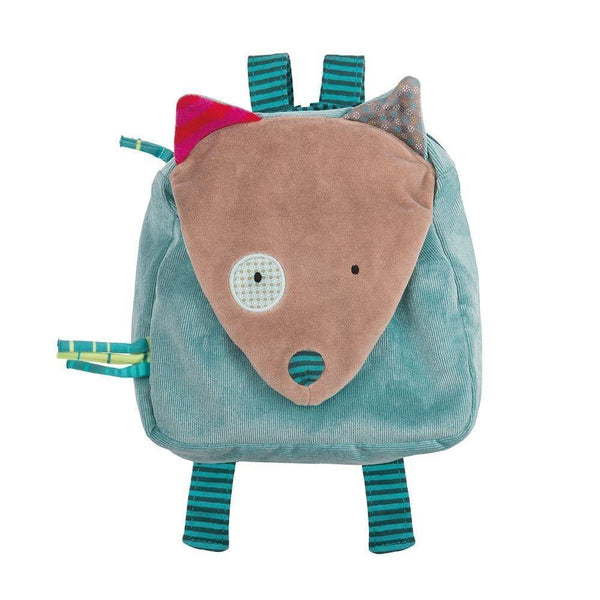 Moulin Roty Back Pack Wolf - DeWaldens Garden Centre