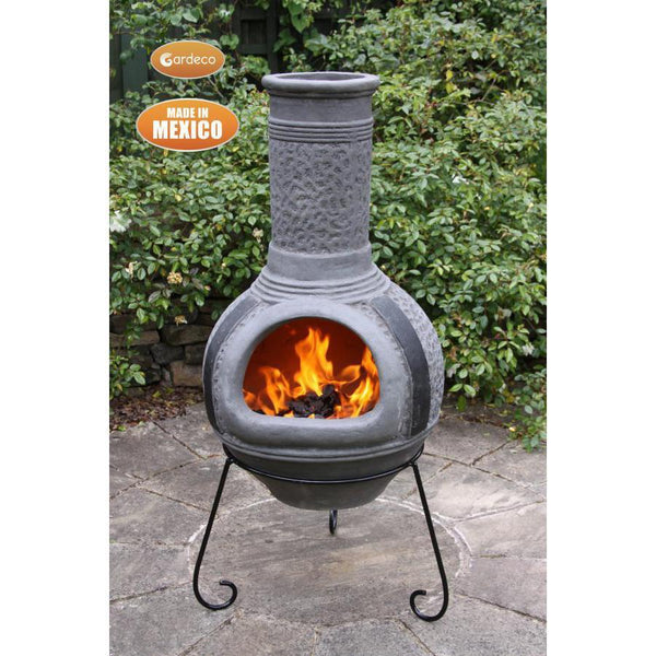 Gardeco Linea XL Mexican Chiminea - DeWaldens Garden Centre
