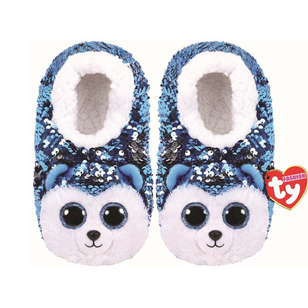 Ty Beanie Slippers - Slush Husky - DeWaldens Garden Centre