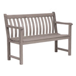 Alexander Rose Grey Painted Acacia Wood Broadfield Bench - DeWaldens Garden Centre