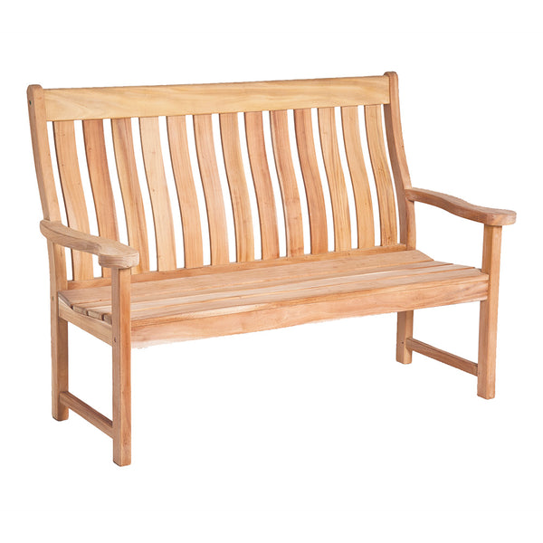Alexander Rose Mahogany High Back 5ft Bench - DeWaldens Garden Centre