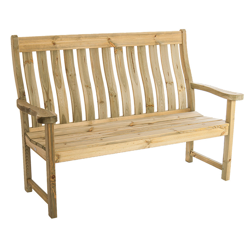 Alexander Rose Pine Farmers 5ft Bench DeWaldens Garden Centre