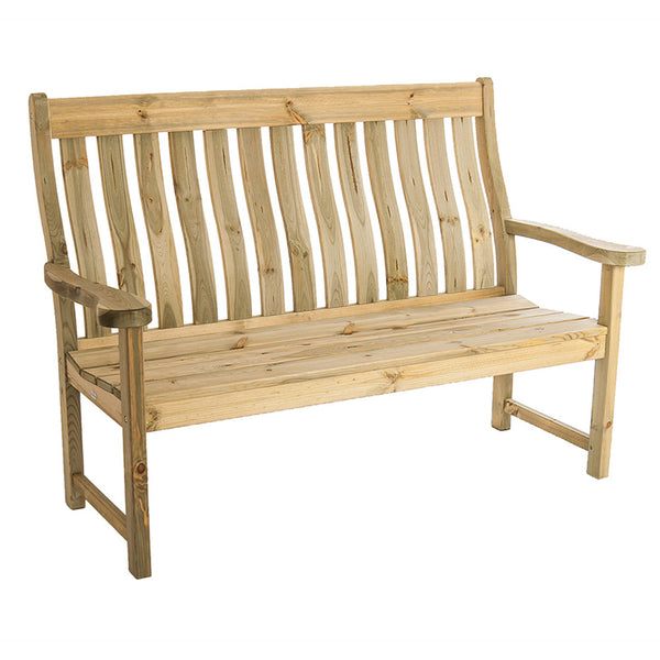 Alexander Rose Pine Farmers 5ft Bench - DeWaldens Garden Centre