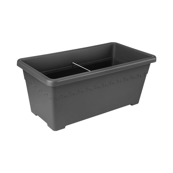 Elho Algarve Terrace Wheels Planter | Anthracite | DeWaldens Garden Centre