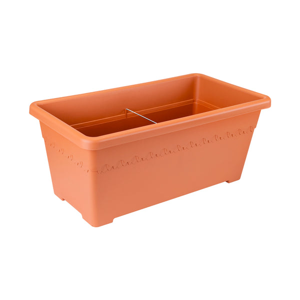 Elho Algarve Terrace Wheels Planter | Terracotta | DeWaldens Garden Centre