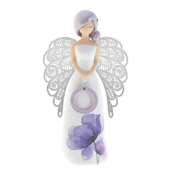 Gaeltag Keltika You Are An Angel Figurine - 155mm Floral - DeWaldens Garden Centre