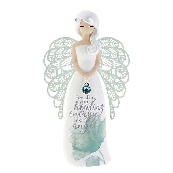 Gaeltag Keltika You Are An Angel Figurine - 155mm Floral - DeWaldens Garden Centre
