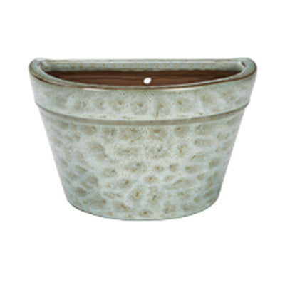 Apta Peacock Wall Pot | Green | 12cm | DeWaldens Garden Centre