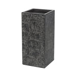 Apta Strata Tall Square Planter | Black | 35cm | DeWaldens Garden Centre