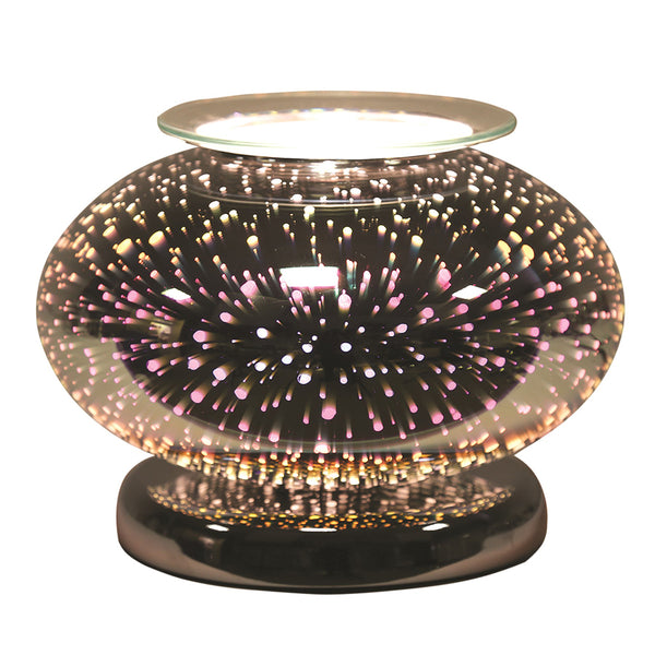 Aroma Accessories Ellipse 3D Electric Wax Melt Touch Burner - DeWaldens Garden Centre