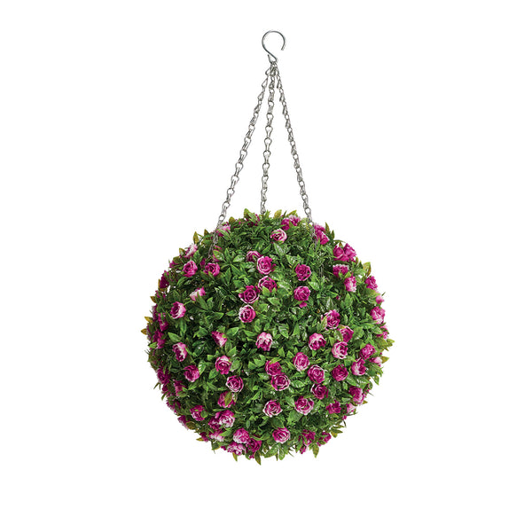Gardman Rose Topiary Ball | 30cm | DeWaldens Garden Centre