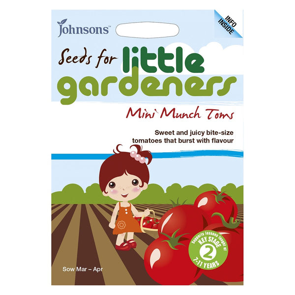 Johnsons Mini Munch Toms Seeds - DeWaldens Garden Centre