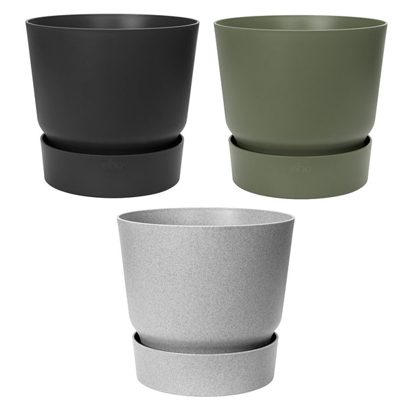 Elho Greenville Round Pot - DeWaldens Garden Centre
