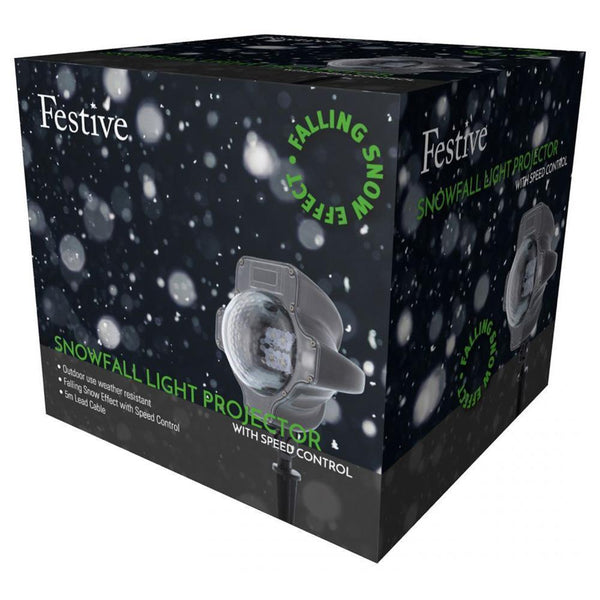 Festive LED Snowfall Light Projector - DeWaldens Garden Centre