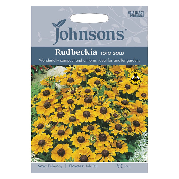 Johnsons Rudbeckia Toto Gold Seeds - DeWaldens Garden Centre