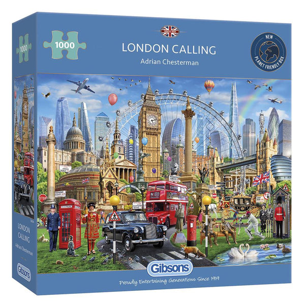 Gibsons 1000 Piece Jigsaw Puzzle - London Calling - DeWaldens Garden Centre