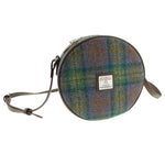Harris Tweed Bannock Round Bag with Shoulder Strap - DeWaldens Garden Centre
