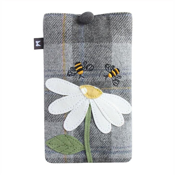 Earth Squared Tweed Applique Eyeglass Case - DeWaldens Garden Centre