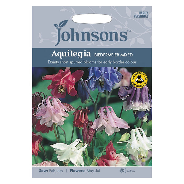 Johnsons Aquilegia Biedermeier Mixed Seeds - DeWaldens Garden Centre