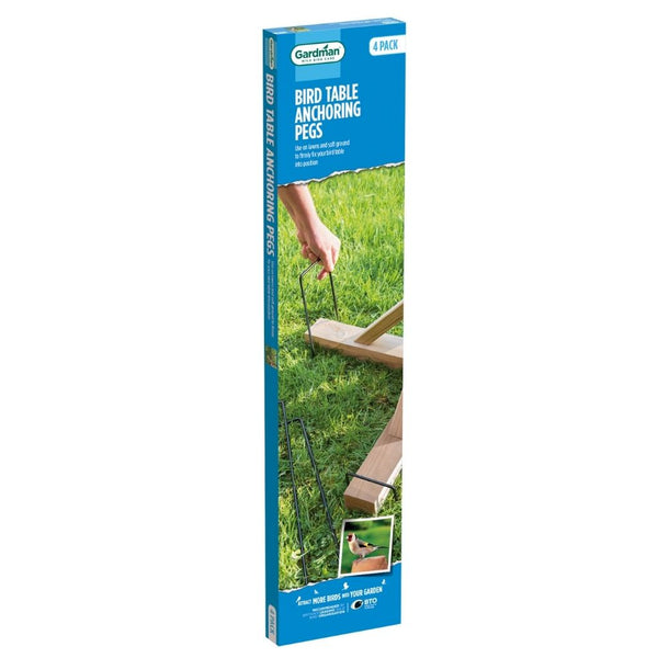 Gardman Bird Table Anchoring Pegs - DeWaldens Garden Centre