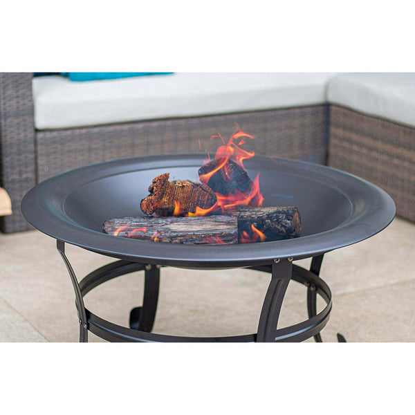 Boston Steel Firepit - DeWaldens Garden Centre