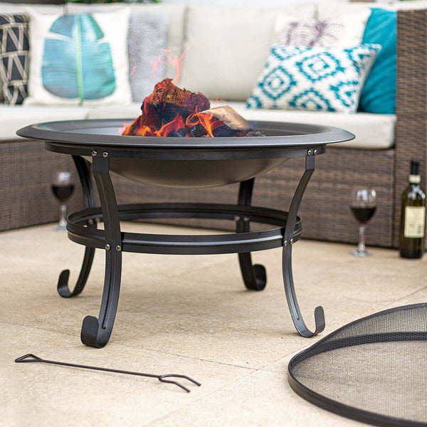 Boston Steel Firepit - DeWaldens Garden Centre