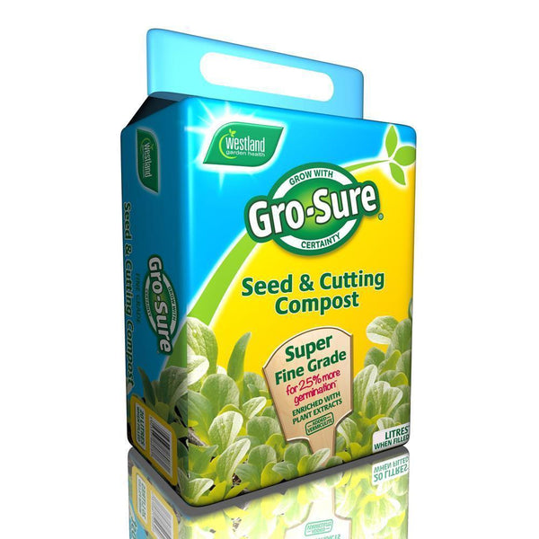 Gro-Sure Seed & Cutting Compost 10L - DeWaldens Garden Centre