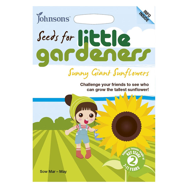 Johnsons Sunny Giant Sunflowers Seeds - DeWaldens Garden Centre