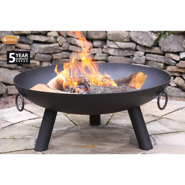 Large Dakota Steel Fire Pit - DeWaldens Garden Centre