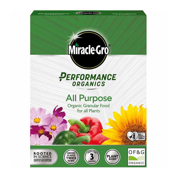 Miracle Gro Performance Organics All Purpose Plant Food 1kg - DeWaldens Garden Centre