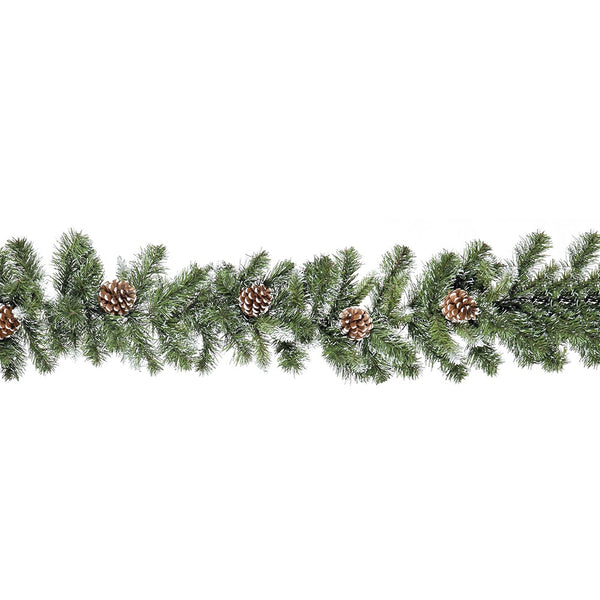 Snowtime 270 x 25cm Frosted Glacier Garland - DeWaldens Garden Centre