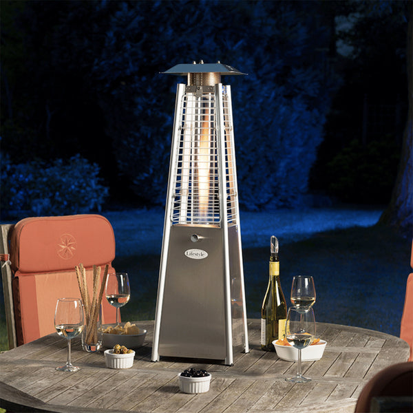Chantico Stainless Steel Table Top Heater - DeWaldens Garden Centre