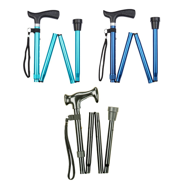 Charles Buyers Economy Folding Walking Stick - DeWaldens Garden Centre