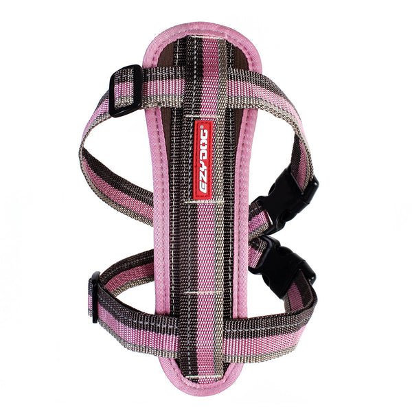 EzyDog Chest Plate Harness | Medium | Candy Stripe | DeWaldens Garden Centre