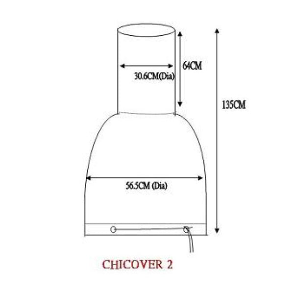 Chimenea Cover for C21s and C8s - DeWaldens Garden Centre