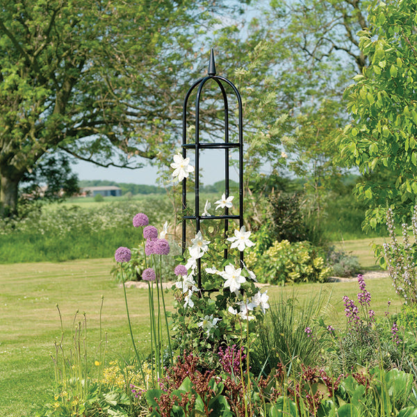 Gardman 2.4m Classical Garden Obelisk - DeWaldens Garden Centre