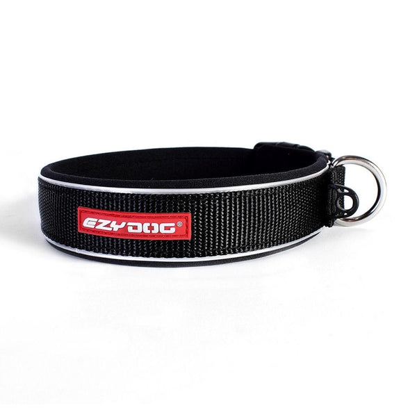 EzyDog Neoprene Collar | Black | DeWaldens Garden Centre