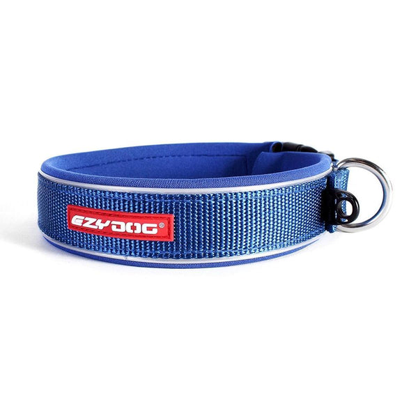 EzyDog Neoprene Collar | Blue | DeWaldens Garden Centre