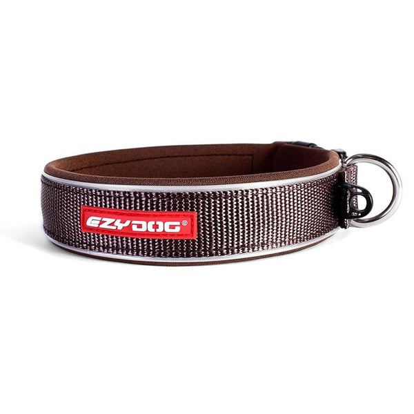 EzyDog Neoprene Collar | Chocolate | DeWaldens Garden Centre