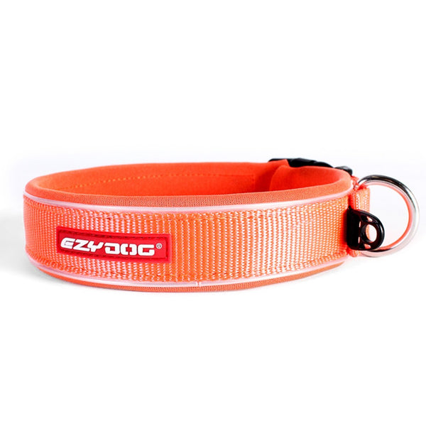 EzyDog Neoprene Collar | Orange | DeWaldens Garden Centre