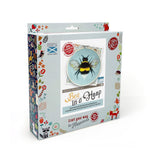 The Crafty Kit Co - Bee in a Hoop Needle Felting Kit - DeWaldens Garden Centre