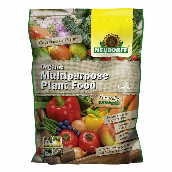 Neudorff Organic Multipurpose Plant Food 1.25kg - DeWaldens Garden Centre