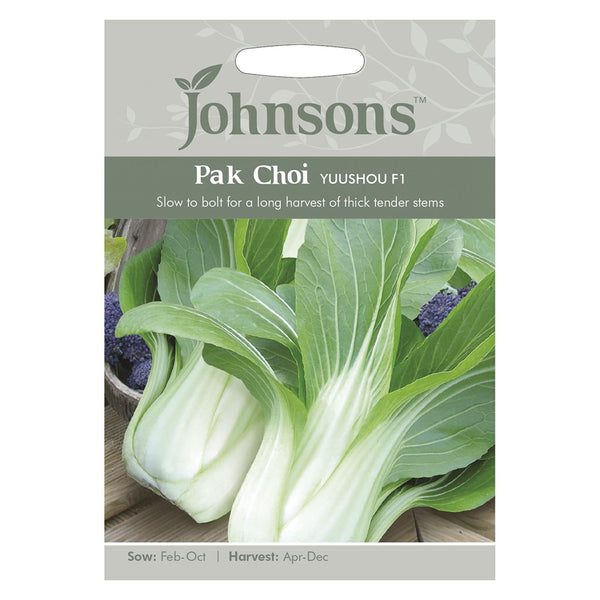 Johnsons Pak Choi Yuushou F1 Seeds - DeWaldens Garden Centre