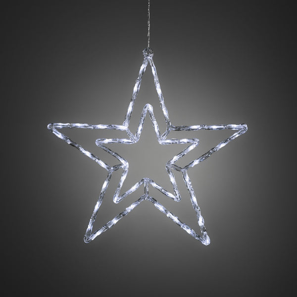 Konstsmide LED Acrylic Star 58cm - DeWaldens Garden Centre