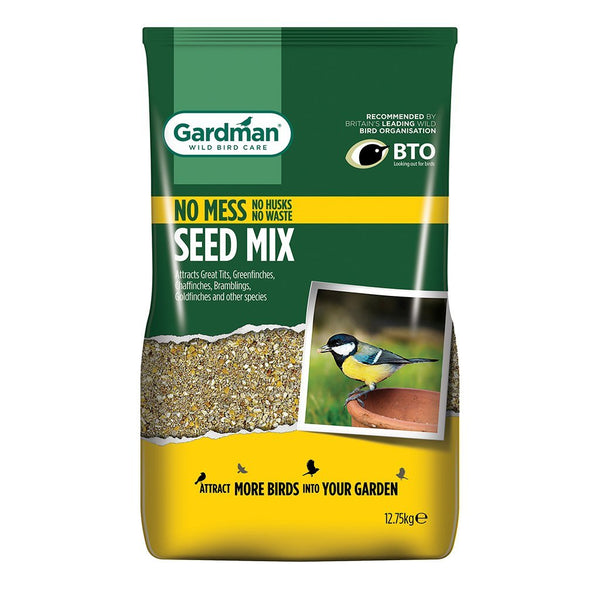 Gardman No Mess Seed Mix 12.75kg - DeWaldens Garden Centre