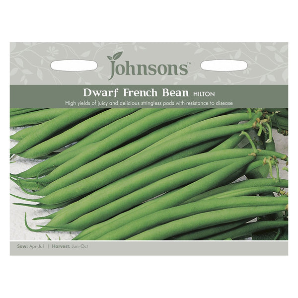 Johnsons Dwarf French Bean Hilton Seeds - DeWaldens Garden Centre