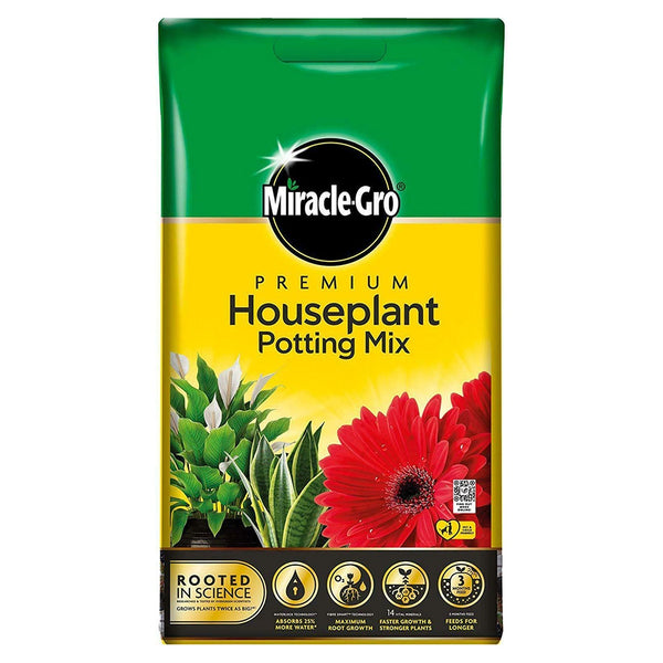 Miracle-Gro Premium Houseplant Potting Mix 10L - DeWaldens Garden Centre
