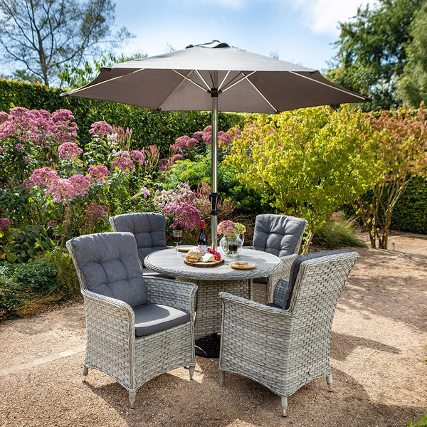 Heritage Tuscan 4 Seat Round Set - DeWaldens Garden Centre
